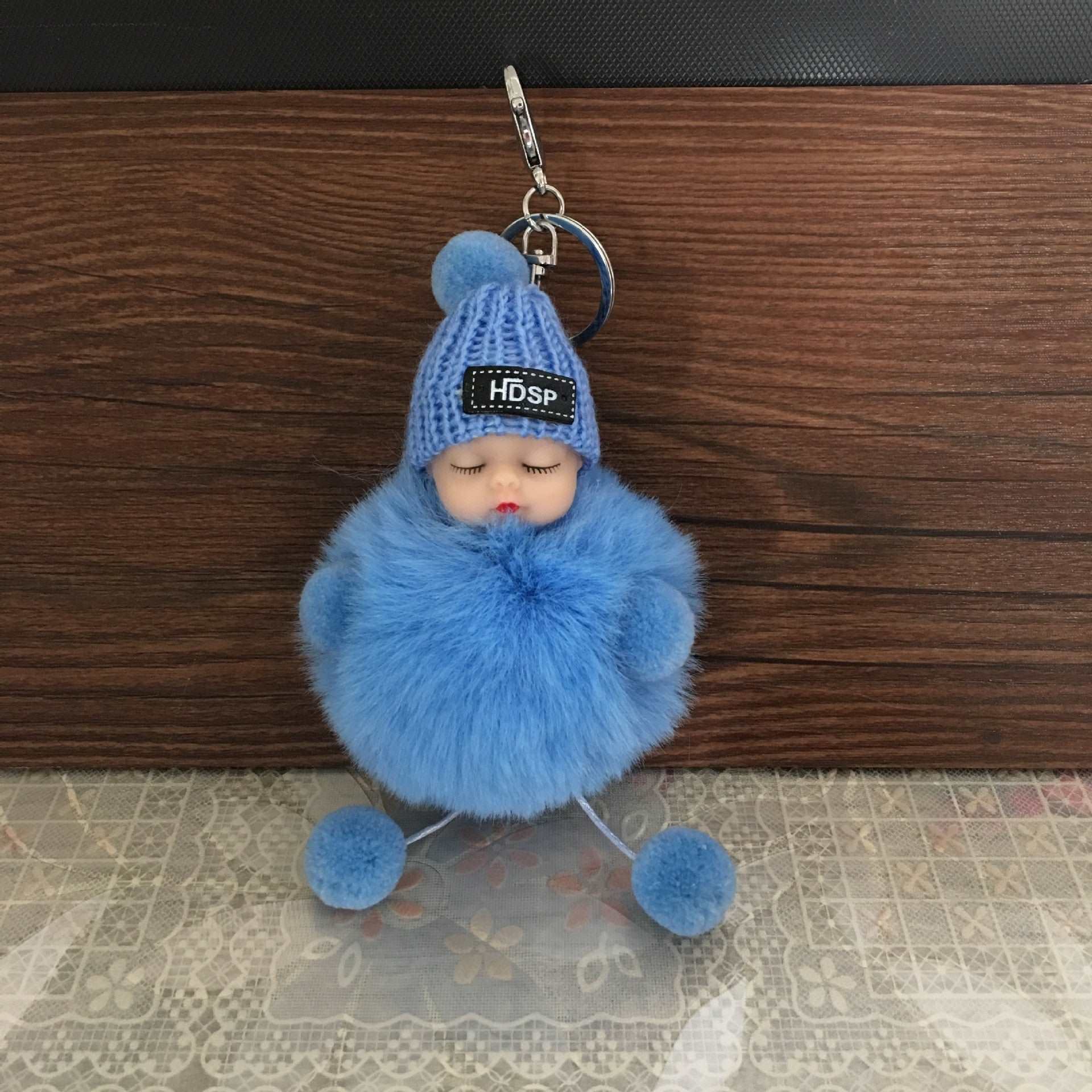 Cute Plush Keychain Pompom-baby keychain-17-All10dollars.com