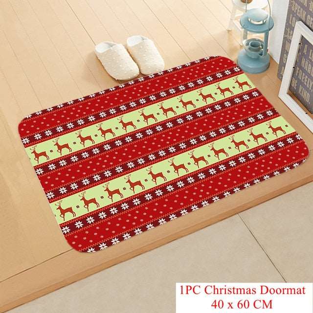 Christmas Doormat Kitchen Mat Santa Claus Non-Slip Rug Gifts-Christmas mat Non-Slip-133-11-40cmx60cm-All10dollars.com