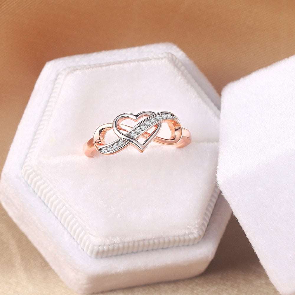 Couple Infinity Love Women Jewelry Dainty Wedding Engagement Gift Rings-rings-All10dollars.com