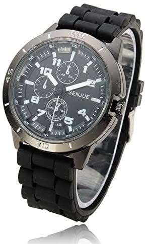 Silicon Men and Women Luxury Wrist Watch-black-All10dollars.com