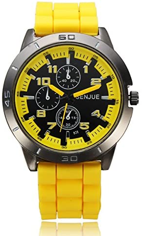 Silicon Men and Women Luxury Wrist Watch-yellow-All10dollars.com