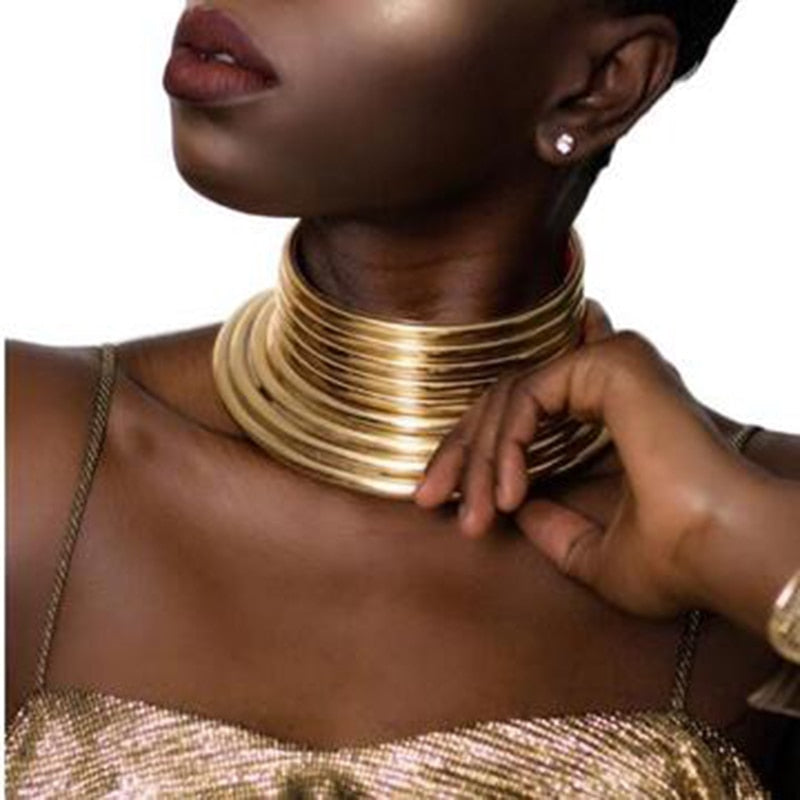 African Punk Collars Bohemian Necklace Women Boho Jewelry-jewelry set-All10dollars.com
