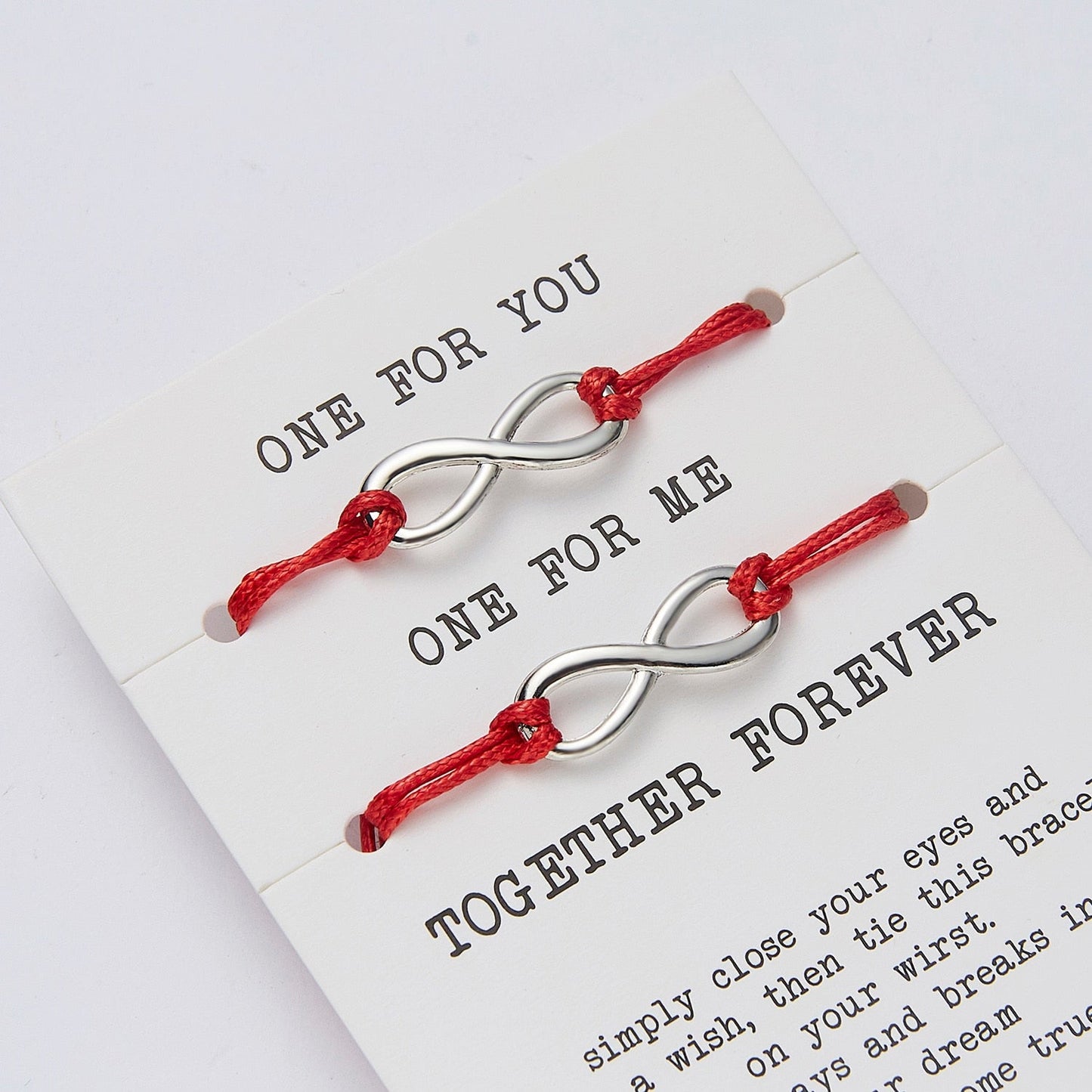 ONE FOR YOU ONE FOR ME Together Forever Couple Bracelets Lovers Jewelry-Bracelets-All10dollars.com