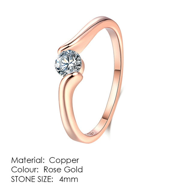 Debi Austrian Cubic Zirconia Engagement/Wedding Rings-Wedding Ring-5.5-R239-All10dollars.com