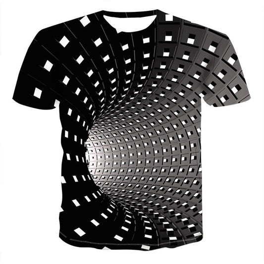 3D Unisex Shirt Printed Short Sleeve-motorcyle men tops-All10dollars.com