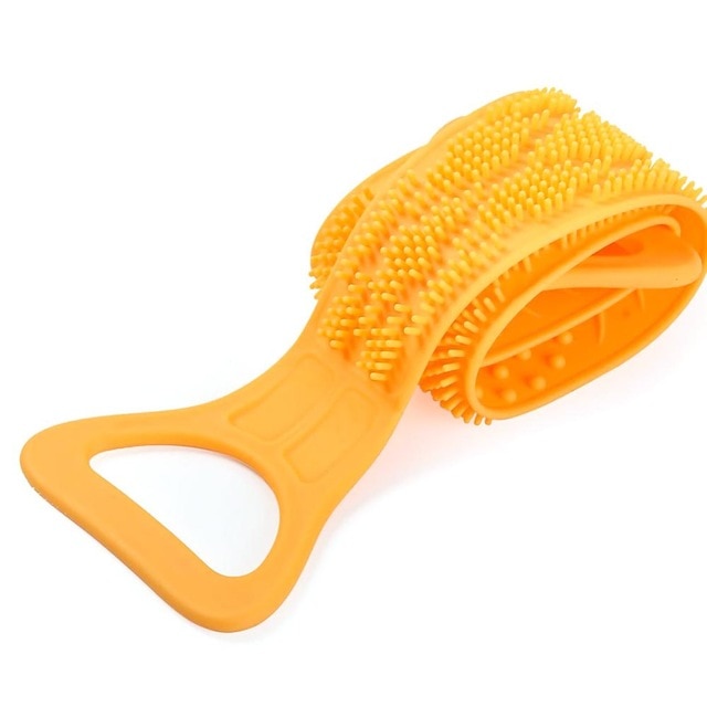Silicon Body Brush Scrubber-silicon body brush scrubber-Orange-All10dollars.com