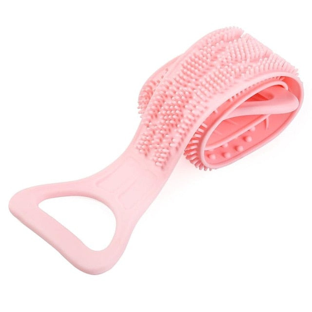 Silicon Body Brush Scrubber-silicon body brush scrubber-Pink-All10dollars.com