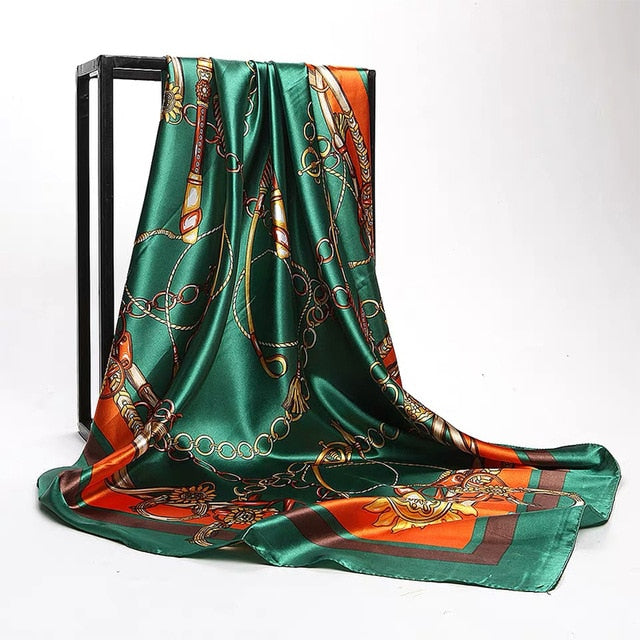Square Silk Scarves-women scarves-Color 5-All10dollars.com