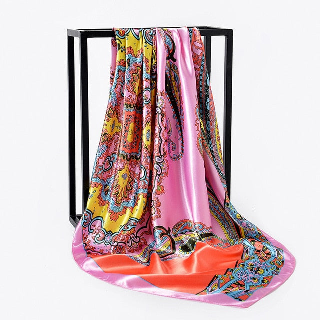 Square Silk Scarves-women scarves-Color 6-All10dollars.com