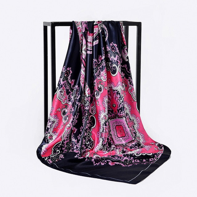 Square Silk Scarves-women scarves-Color 7-All10dollars.com