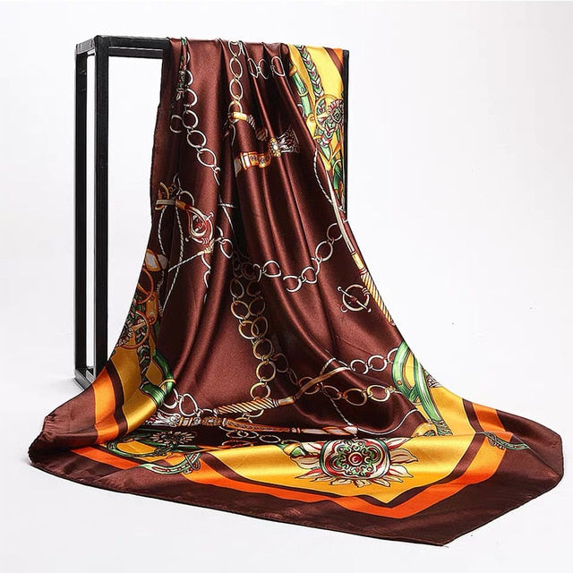 Square Silk Scarves-women scarves-Color 20-All10dollars.com