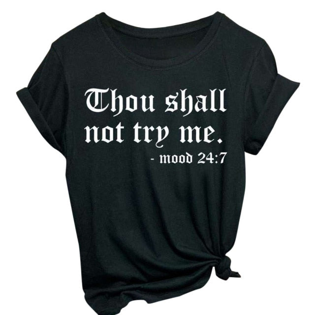Thou Shall Not try Me Shirt-Black-S-All10dollars.com