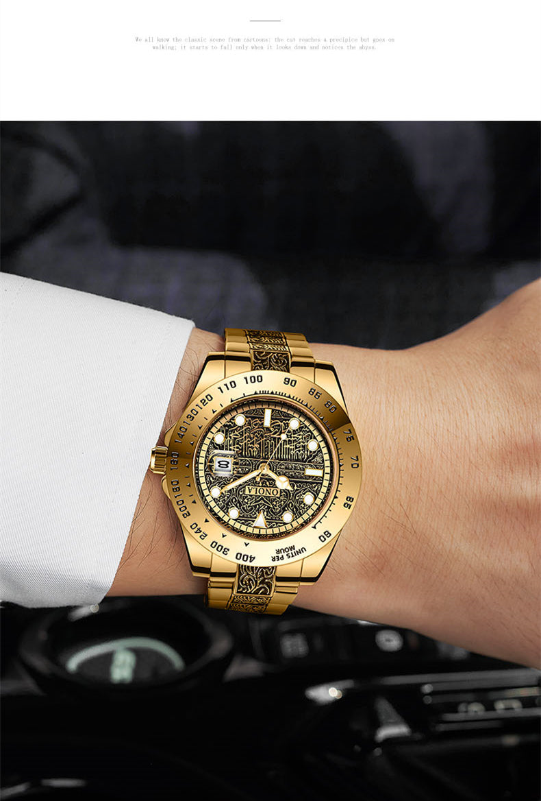stainless steel men's luxury wrist watch-wrist watch-All10dollars.com