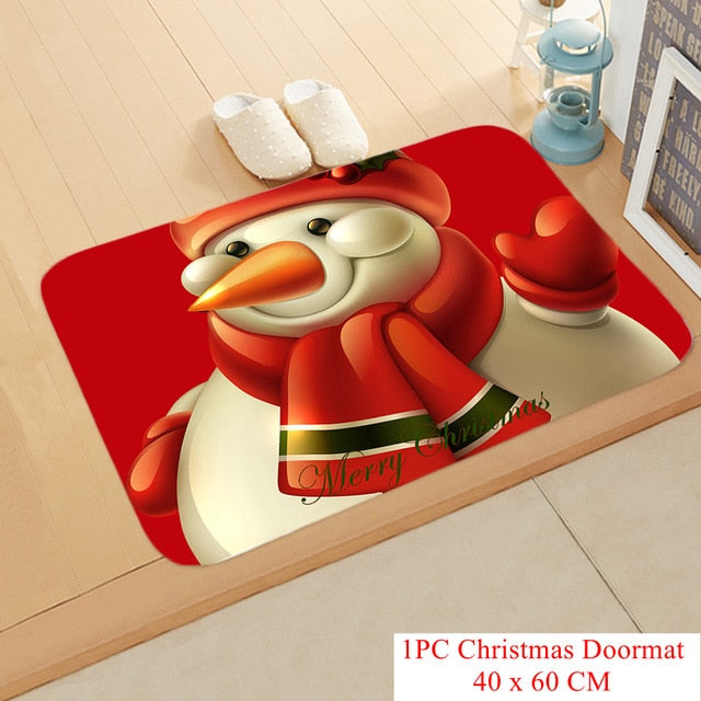 Christmas Doormat Kitchen Mat Santa Claus Non-Slip Rug Gifts-Christmas mat Non-Slip-133-04-40cmx60cm-All10dollars.com