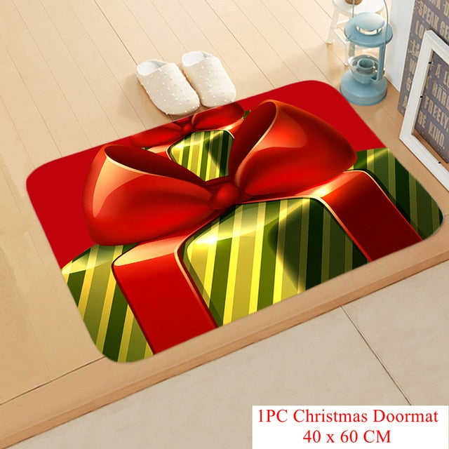 Christmas Doormat Kitchen Mat Santa Claus Non-Slip Rug Gifts-Christmas mat Non-Slip-133-06-40cmx60cm-All10dollars.com