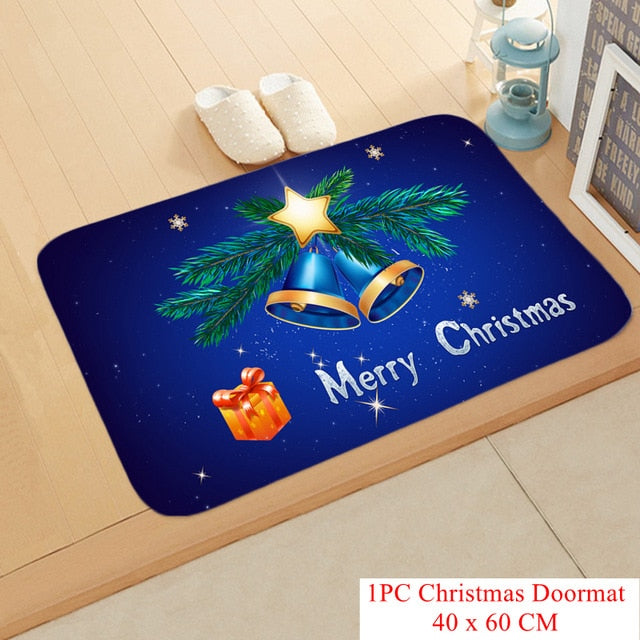 Christmas Doormat Kitchen Mat Santa Claus Non-Slip Rug Gifts-Christmas mat Non-Slip-133-19-40cmx60cm-All10dollars.com