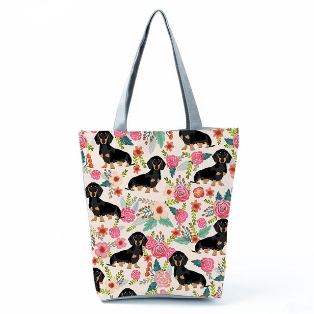 Large Cat Printed Fabric Eco Handbag-handbag-hl1524-All10dollars.com