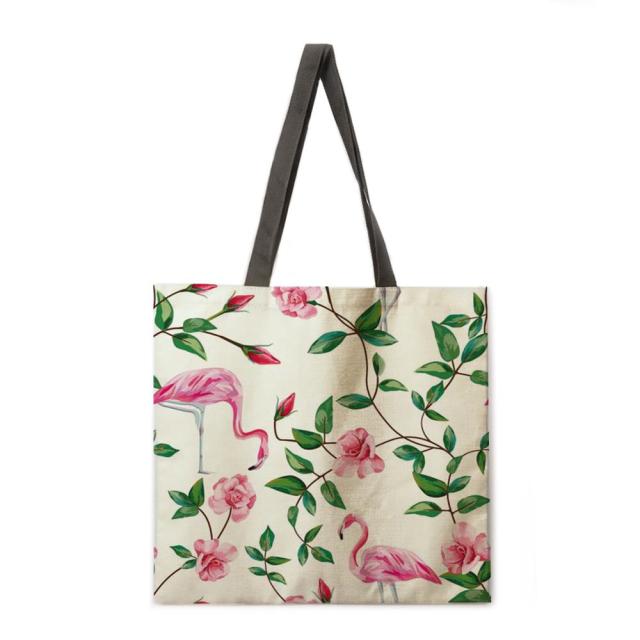 Floral Print Handbag outdoor beach bag female tote bag-Handbags-1-M-All10dollars.com