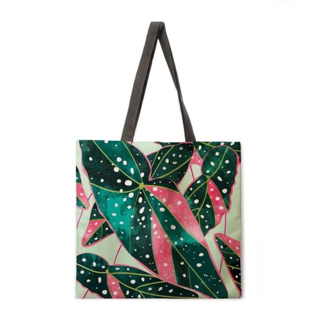 Floral Print Handbag outdoor beach bag female tote bag-Handbags-7-M-All10dollars.com