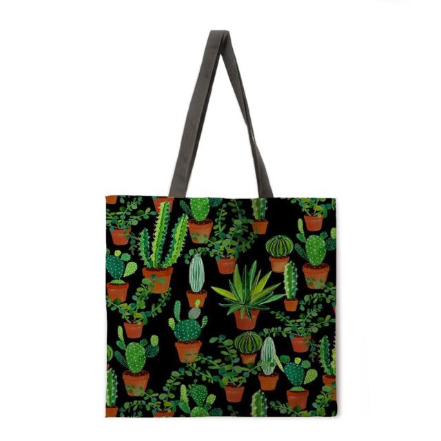 Floral Print Handbag outdoor beach bag female tote bag-Handbags-6-L-All10dollars.com