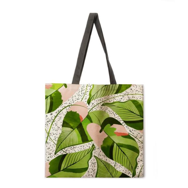 Floral Print Handbag outdoor beach bag female tote bag-Handbags-20-L-All10dollars.com