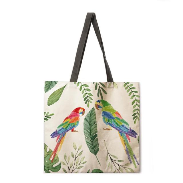 Floral Print Handbag outdoor beach bag female tote bag-Handbags-17-M-All10dollars.com