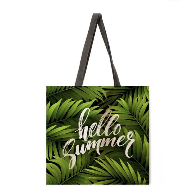 Floral Print Handbag outdoor beach bag female tote bag-Handbags-28-L-All10dollars.com