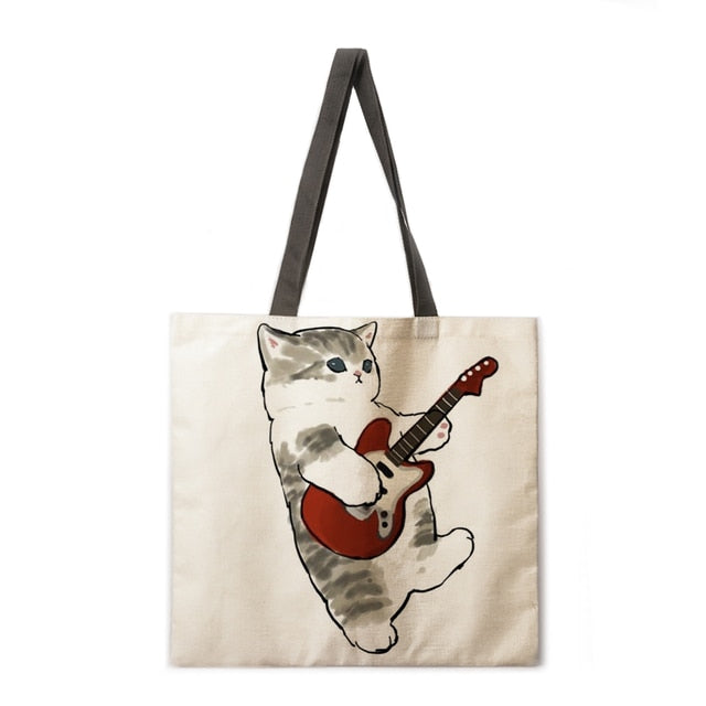 cat print tote bags-handbag-3-M-All10dollars.com