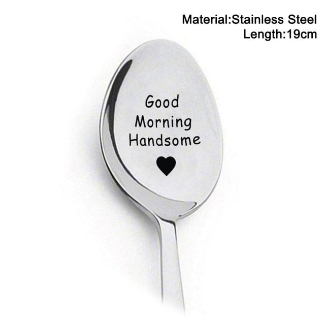 Valentines Day Gift Stainless Steel Coffee Spoon Anniversary Gift for Boyfriend Girlfriend Wedding Party-gifts-Style10-All10dollars.com