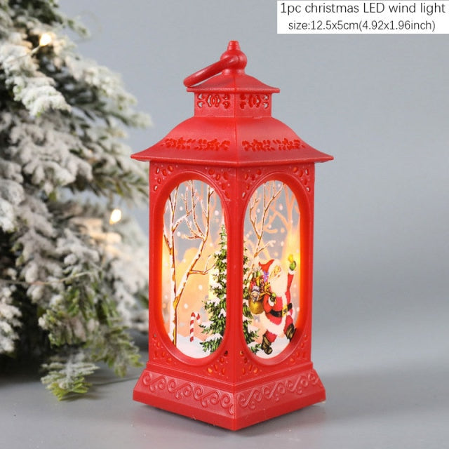 New Year Santa Elk Light String Christmas LED Ornament Decoration-christmas lights-red santa 2-All10dollars.com