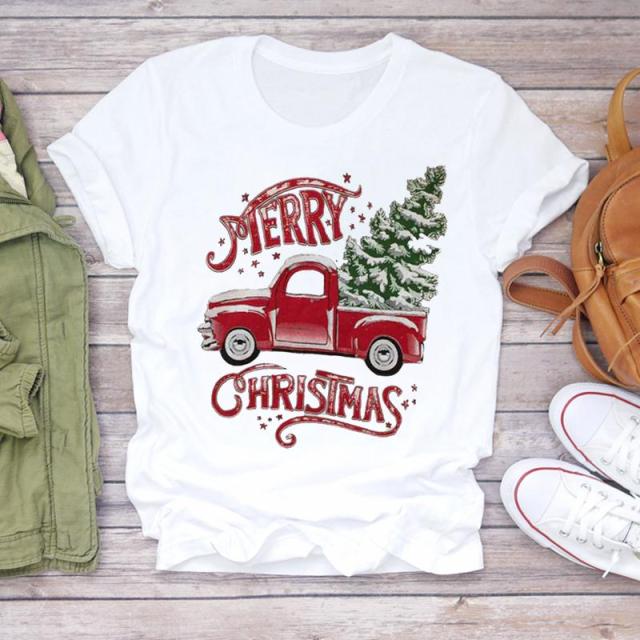 Unisex Christmas Clothing Winter T-shirts Top Ladies Graphic Tees-christmas tees-All10dollars.com