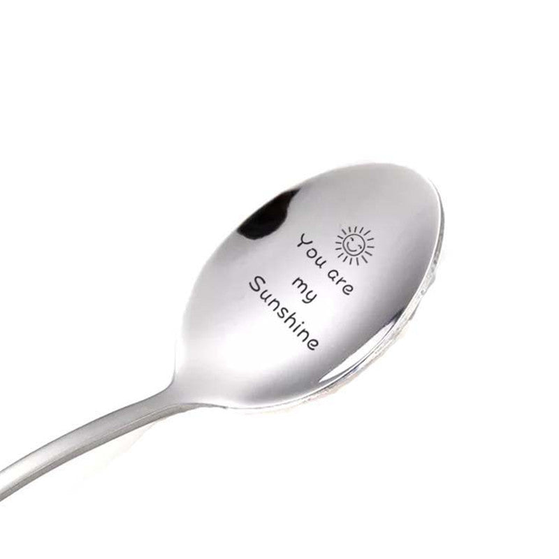 Anniversary Gift Boyfriend Stainless Spoon Love Girlfriend Present - 2 pk-Forks-All10dollars.com