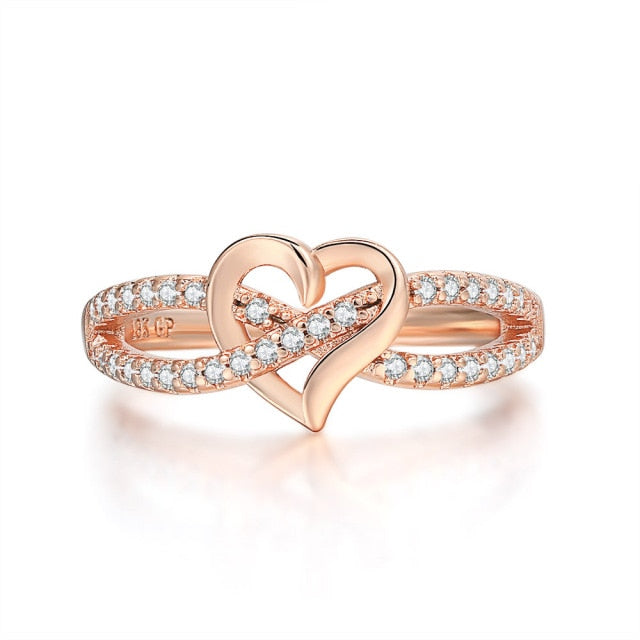 Couple Infinity Love Women Jewelry Dainty Wedding Engagement Gift Rings-rings-12-DZR026-All10dollars.com